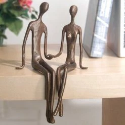 Outlet ✨ Sculptures Danya B Sitting Couple Sculpture 😀