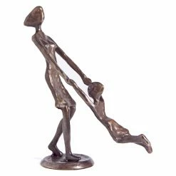 Outlet 🔥 Sculptures Danya B 👩 Mother Playing And Swinging Child Sculpture 🌟