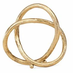 Cheap 😀 Statues Danya B Gold Eternal Loop Metal Sculpture ⭐