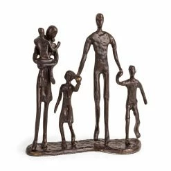 Budget ❤️ Sculptures Danya B Family Of Five Bronze Sculpture ✔️