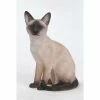 New 🔥 Statues Hi-Line Gift Ltd. Sitting Siamese Cat Statue ⭐
