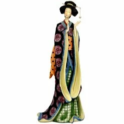 Best deal 🎉 Statues Oriental Furniture Geisha Figurine With Pale Gold Sash 🥰