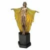 Hot Sale ✨ Sculptures Design Toscano Majestic Maiden Art Deco Illuminated Sculpture 🥰
