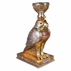 Flash Sale ❤️ Sculptures Design Toscano Horus The Egyptian Winged Falcon - Sculptural Urn ✔️
