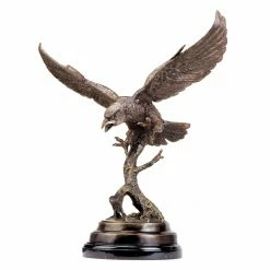 Best Pirce 💯 Sculptures Design Toscano Eagle In Flight Cast Bronze Statue ⌛