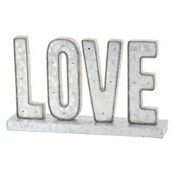 Coupon ❤️ Words & Letters DecMode Modern Metal Love Led Tabletop Sign ⭐