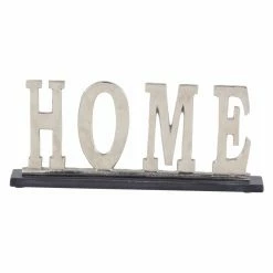 Best deal ✨ Words & Letters DecMode Modern Silver Aluminum And Marble Home Sign Decor ✔️