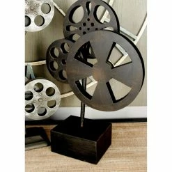 Cheap ⭐ Sculptures DecMode Metal Movie Reel Sculpture 🤩