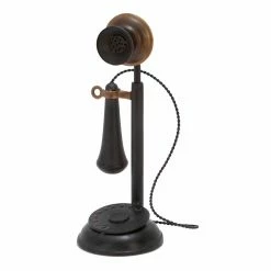 Deals ⭐ Sculptures DecMode Metal Antique Phone Sculpture 😀