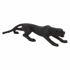 Promo ✨ Sculptures DecMode Polystone Studded Black Leopard Figurine ⌛