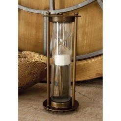 Buy ⌛ Hourglass DecMode Metal And Glass Floating Sand Timer 🤩